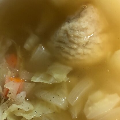 鶏団子が入るとヘルシーなのに食べ応えのあるスープになりますね(o^^o)♡
ご馳走さまでしたー‼︎